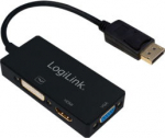 Logilink 4K DisplayPort 1.2 zu DVI/HDMI/VGA Adapter