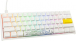 Ducky One 2 Pro Mini White Edition Gaming Keyboard, RGB LED - Gateron Yellow (US)