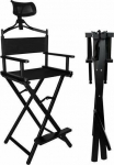 Beautylushh Aluminum makeup chair with headrest