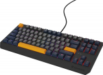 GNS Genesis Thor 230 TKL Naval Blue Negative RGB Outemu Panda - mechanical keyboard | Qwerty | TKL | USB | 11 multimedia keys | backlight RGB | Outemu Panda | Hot Swap