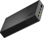 Green Cell Powerbank PowerPlay 20S Czarny 20000mAh 22.5W 3x USB-C 1x USB-A