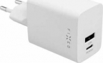 Fixed Mini USB-C/USB Travel Charger 45W, white - Charger