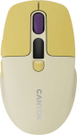 CANYON Wireless Mouse MW-26 LCD Silent Dual Mode Yellow