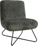 Slipper chair FARICA moss green