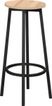 Bar stool HANNES 38x38xH70cm, rustic melamine