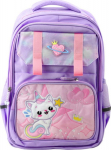 Lean School Backpack Z White Cat Chest Belt Purple 20L