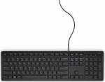 DEL Dell KB216 keyboard USB AZERTY French Black KB216 Full-size - Tastatur - AZERTY