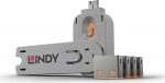 USB PORT BLOCKER 4PACK/ORANGE 40453 LINDY