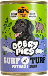 DOBRY PIES Surf & Turf Trout and wild boar - wet dog food - 400g