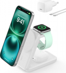 Belkin UltraCharge 25W Qi2 magn. 3-in-1 fold.charg.wht.WIZ036kqWH