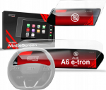Matt foil GrizzGlass CarDisplay Protection do Audi A6 e-tron 14.5'' (2025) [2w1]