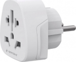 Gembird World to EU power adapter plug, 15 A | A-AC-EUMINTF | Travel adapter