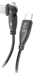 SBS kaabel USB-C - USB-C Flexy 60W 1m