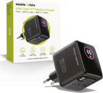 Mobile Origin 65W GaN Charger PW3 USB-C ret. cable 65cm+USB-A