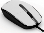 Mysz C-Tech C-TECH Myś WM-10, Black/White, USB