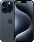 Apple REFURB post-lease smartphone. PHONE IPHONE 15 PRO/128GB BLUE GRADE B RENEWED