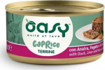 OASY Caprice Terrine with duck, liver and vegetables - wet cat food - 85g