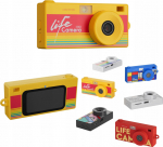 Mini Camera Camcorder Retro Video 2k Pendant Keychain / Xrec X9 / Yellow
