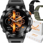 Smartwatch Gravity with 2 Straps GT20-7 / black