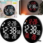 Weather station LeanToys Digital wall clock LED data, temperature..