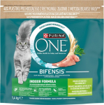 PUI PURINA One Bifensis Indoor Rich in turkey - dry cat food - 1.4kg