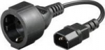 MicroConnect Power Cord C14 - Schuko M-F, 0.23m. 3Gx1MM2, 10/16A 250V