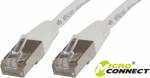 MicroConnect S/FTP CAT6 0.15m White LSZH, PiMF (Pairs in metal foil)