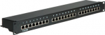 VALUE Patch Panel - CAT 5e - STP - RJ-45 X 24 - Schwarz - 48.3 cm (19")