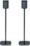 Flexson Floor Stand for Sonos One, One SL and Play1, Pair, Black