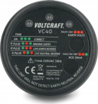 Lange Łukaszuk Tester outlets VOLTCRAFT VC40, CAT II 300 V 1509105