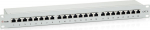 Equip 19" Patchpanel 24xRJ45 Cat6 FTP 1U 250MHz RAL7035