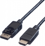 Value Displayport Cable, Dp - Hdtv, M/M, 1.5 M