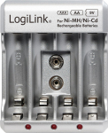 Logilink Battery Charger Ni-Mh, Ni-Cd, AA, AAA, 9V