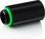 Bitspower Touchaqua Adapter gerade G1/4 Zoll AG auf G1/4 Zoll IG - 2er Pack, 30mm, schwarz