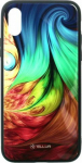 Tellur Cover Glass print for iPhone XS mesmeric