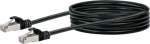 Schwaiger CAT 6 Netzwerkkabel S/FTP 2.5m Schwarz