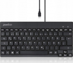 Keyboard Perixx Perixx PERIBOARD-426, DE, wired, USB Mini Keyboard with flat keys