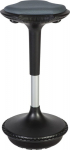 NoBrand T&ouml;&ouml;tool/pukktool JUST FUN 12085, ergonoomiline, K 59.5-84cm, D33cm, max 120kg/ iste hall kangas+must