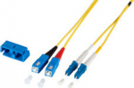 EFB Elektronik Duplex Jumper LC-SC 9/125&micro;, OS2, LSZH, gelb, 2.0mm, 40m