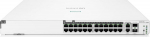 HPE Networking Instant On 1960 24G 20p Class4 4p Class6 PoE 2XGT 2SFP+ 370W Switch - Switch - L3 Lite - managed - 24 x 10/100/1000 + 2 x 10 Gigabit SFP+ + 2 x 100/1000/10GBase-T - an Rack mountable - PoE (370 W) (JL807A)