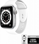 Crong Crong Liquid - Pasek do Apple Watch 42/44mm (white)