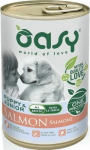 OASY One Protein Puppy & Junior Medium/Large Salmon - wet dog food - 400g