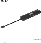 Club3D USB-C 6in1-HUB >HDMI/2xUSB/2xUSB-C/LAN 4K120Hz PD100W retail