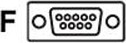 Datalogic CAB-459 RS232 PWR 9P FEMALE, COILED 3.6M