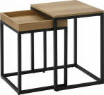 Songmics Zestaw 2 coffee tables in the industrial style VASAGLE