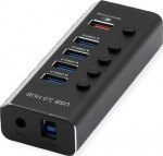 ROLINE 14.02.5058 - USB 3.2 Gen 1 (3.1 Gen 1) Type-B - USB 3.2 Gen 1 (3.1 Gen 1) Type-A - 5120 Mbit/s - Schwarz - Aluminium - 33 mm
