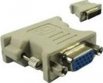 MicroConnect DVI-D/VGA 15-pin Adaptor M-F, DVI-D 24+1 - VGA 15pin, Black
