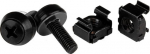 StarTech.com 10-32 RACK SCREWS AND NUTS, - 50 PACK - BLACK