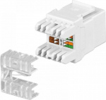 Intellinet Network Solutions Intellinet Module Keystone RJ45 Cat5e, UTP, LSA, white