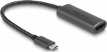 Delock Videoadapter - 24 pin USB-C male to HDMI female - 20 cm - Grau - unterst&uuml;tzt 8K 30 Hz (7680 x 4320)